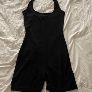 BlushMark black halter Onsie